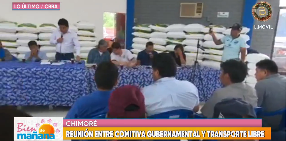 Gobierno y transporte libre del Trópico de Cochabamba inician diálogo en Chimoré