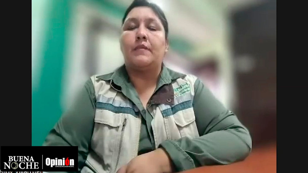 Wendy Villarroel, en Buena Noche de Opinión./ CAPTURA DE VIDEO