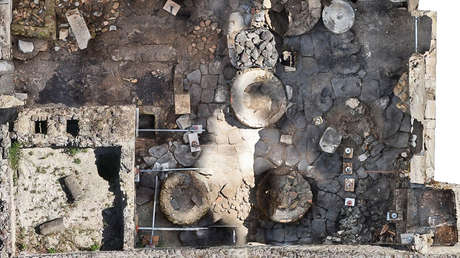 Hallan en Pompeya las ruinas de una panadería en la que trabajaban esclavos (FOTOS)