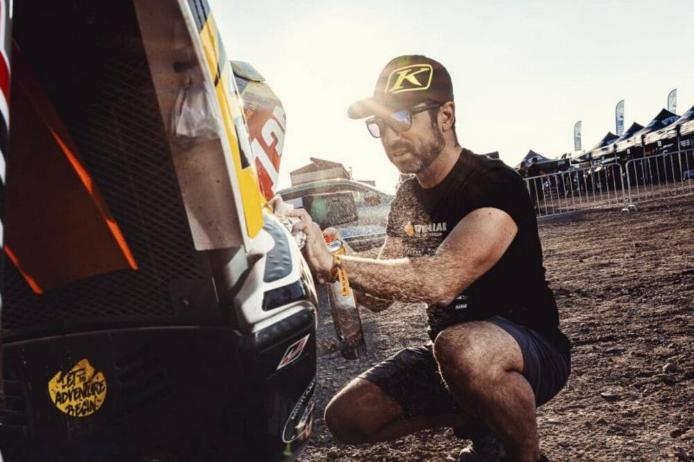 Falcón, en una imagen de su equipo TwinTrail Racing Team.