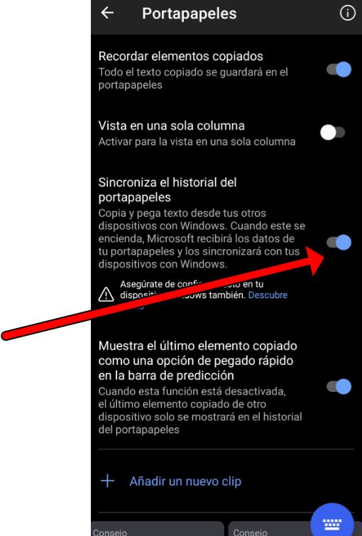 Nos pedirá identificarnos de nuevo para que la opción se active