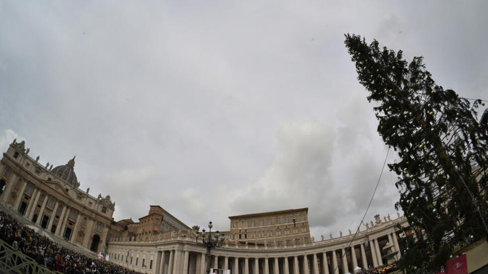 La Plaza de San Pedro, en Ciudad del Vaticano, en una imagen del 1 de enero de 2024