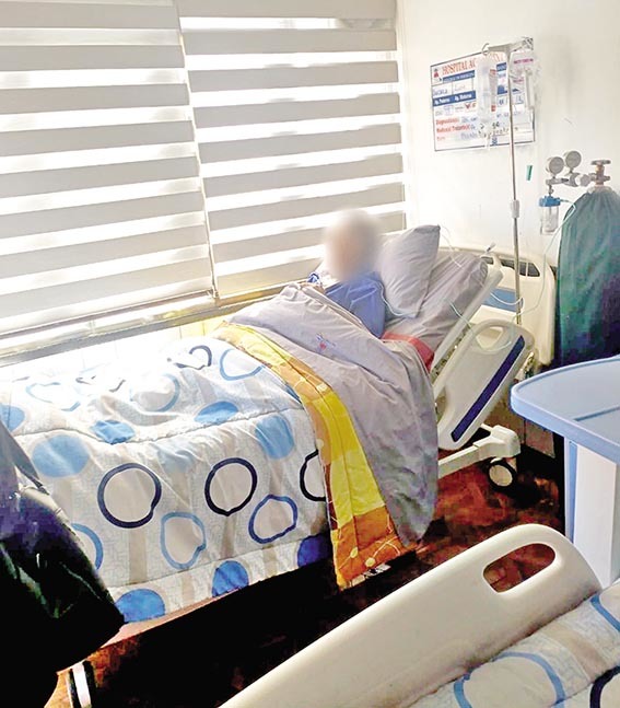 El junio de 2023, el conscripto J.A.S.L. recibía atención médica luego de haber sido golpeado por su instructor en el cuartel de la FAB de El Alto, La Paz.  /  DEFENSORÍA DEL PUEBLO