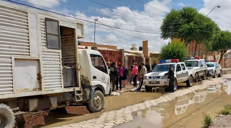 Rescataron a los perros que se encontraban abandonados/Foto: Policía