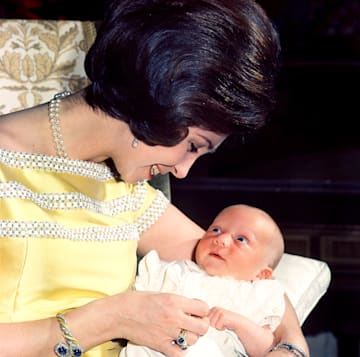 El rey Felipe y su madre, la reina Sofía