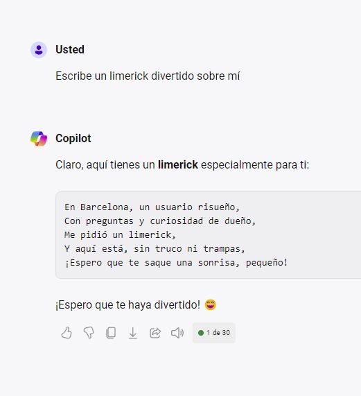 Aspecto actual de Copilot