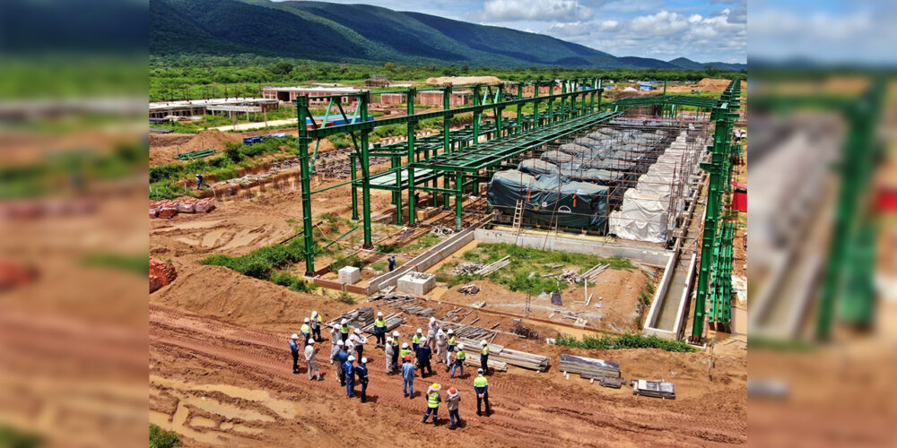 La Planta Siderúrgica del Mutún se construye en Puerto Suárez. (Foto: ESM)