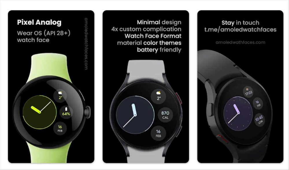 Awf Pixel Analog: Watch face