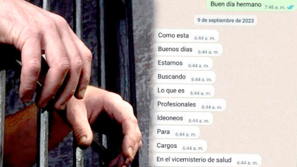 Los mensajes enviados desde el penal de Sucre. COMPOSICIÓN OPINIÓN