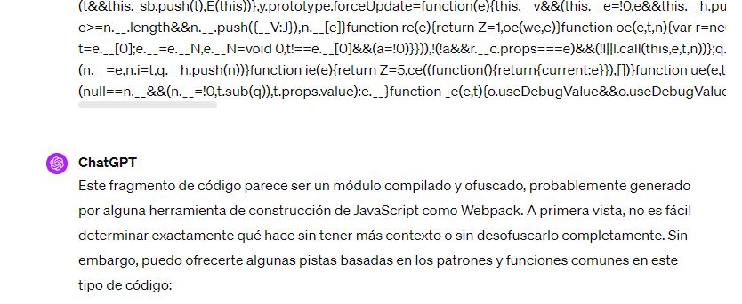código ofuscado