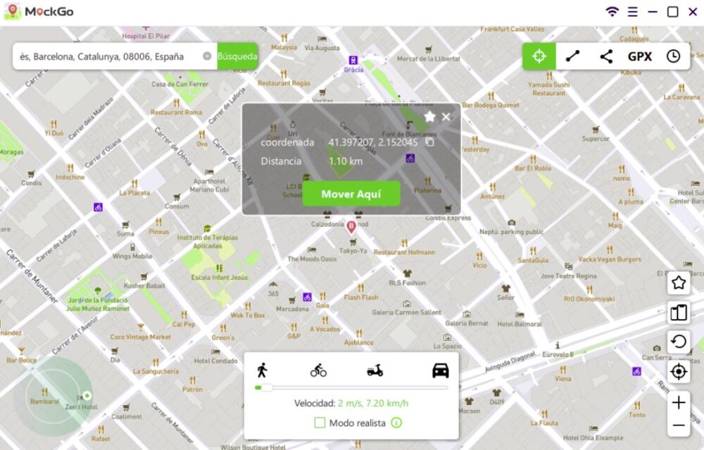 Teletransporte con MockGo