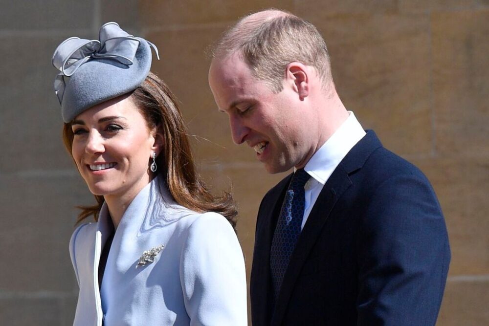 Kate Middleton y el príncipe Guillermo.
