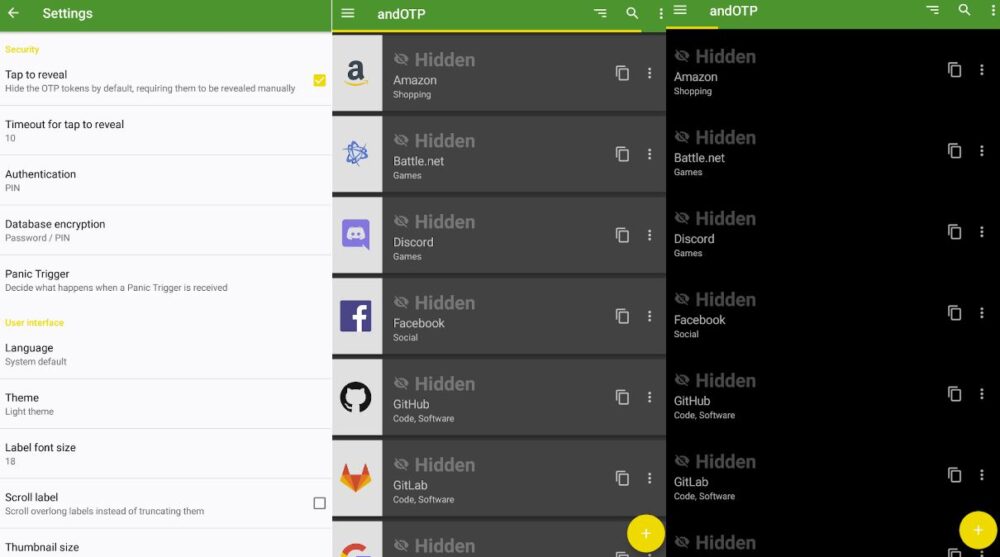 andOTP - OTP Authenticator