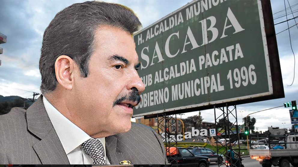 Imagen referencial del alcalde Manfred Reyes Villa respecto a la sentencia de límites con Sacaba. COMPOSICIÓN OPINIÓN