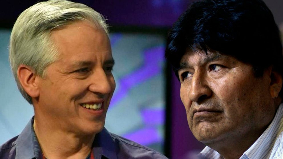 El exvicepresidente Álvaro García Linera, el expresidente Evo Morales. Composición OPINIÓN