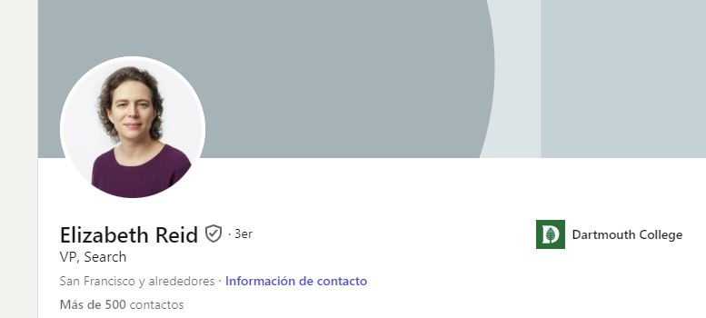 liz reid en Linkedin