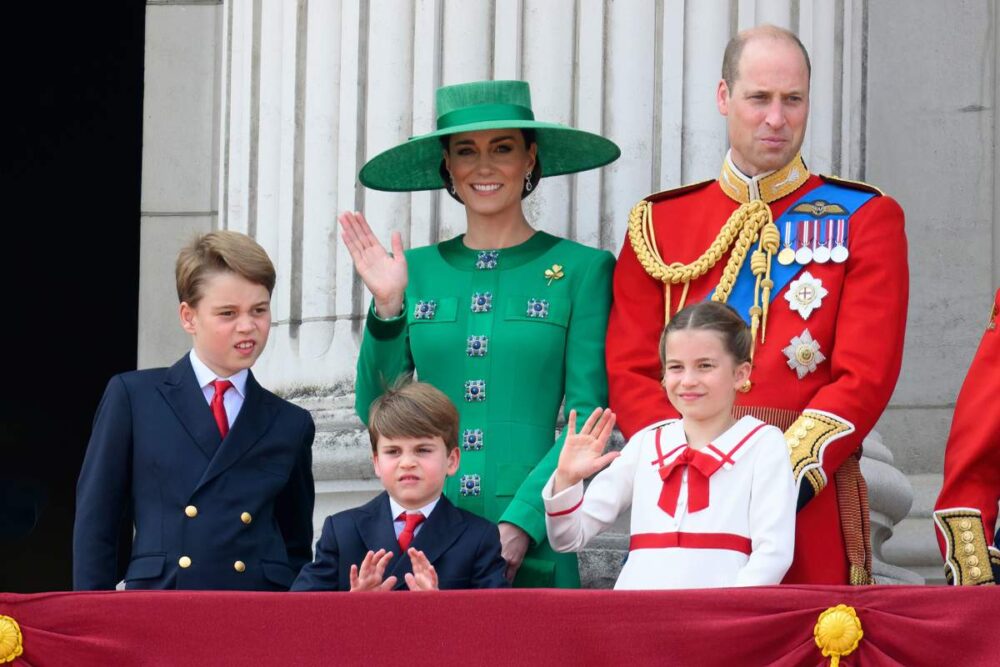 Kate Middleton, Guillermo e hijos