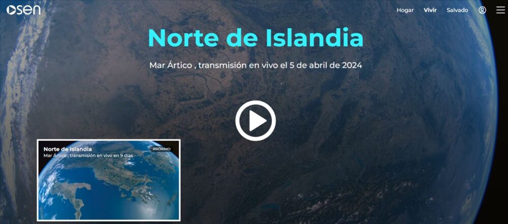 Camara SEN desde el espacio