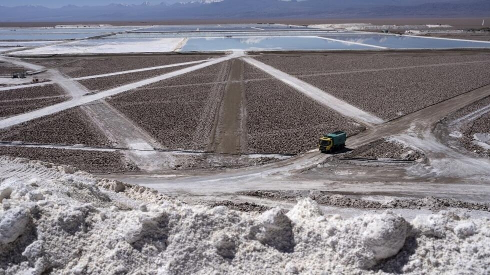 Mina de litio de Albemarle en el desierto de Atacama, Chile, 2023.