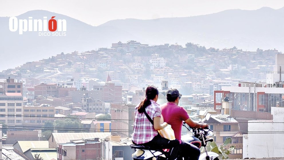 La contaminación que se evidencia en la ciudad de Cochabamba. DICO SOLÍS