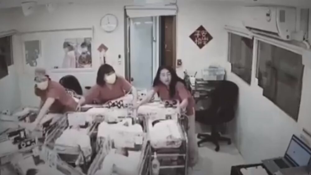 Video del Terremoto en Taiwán: Así Protegieron Enfermeras a Bebés Durante el Sismo de 2024 | N+