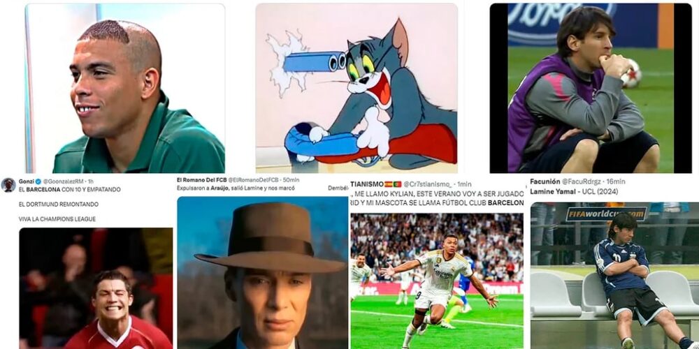 Estallaron los memes por la eliminación del Barcelona ante PSG en la Champions League: la falta de Messi y los “villanos” Mbappé y Dembélé