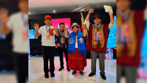 Pacto de Unidad de Bolivia presente en el Encuentro Internacional por la Unidad 