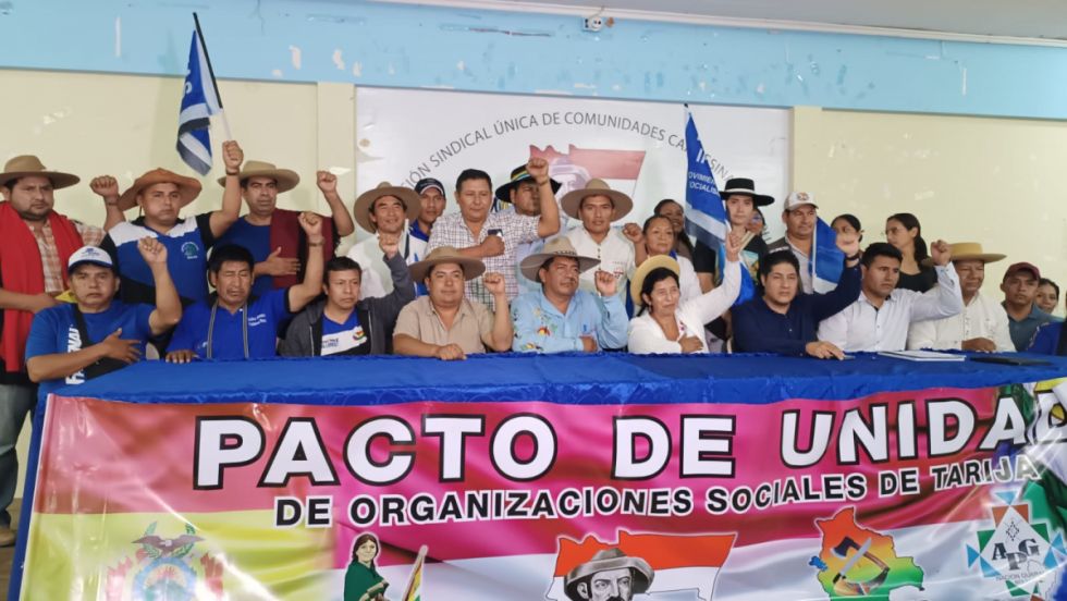 Campesinos piden vetar del MAS de Tarija a los seguidores de Evo
