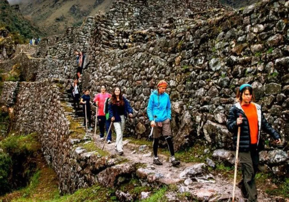 Un trayecto del camino del inca. Foto: boletomachupicchu.com