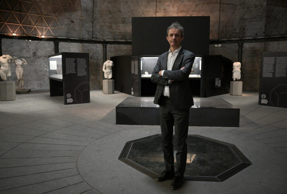 El director del Museo Nazionale Romano, Stephane Verger, durante una visita al Museo del Arte Salvado, el 24 de mayo de 2024 en Roma