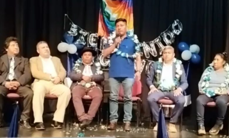 Bolivianos residentes en Argentina respaldan al presidente del MAS-IPSP