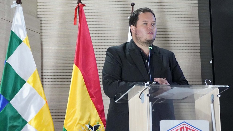 El presidente de Yacimientos Petrolíferos Fiscales Bolivianos (YPFB), Armin Dorgathen.