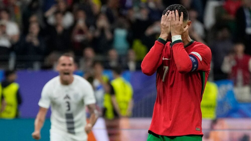 Cristiano Ronaldo, entre lágrimas: Oblak le atajó un penal decisivo y sostuvo a Eslovenia ante Portugal por Eurocopa - ESPN