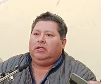 Dirigente de la COR de Bermejo, Modesto Velasco.