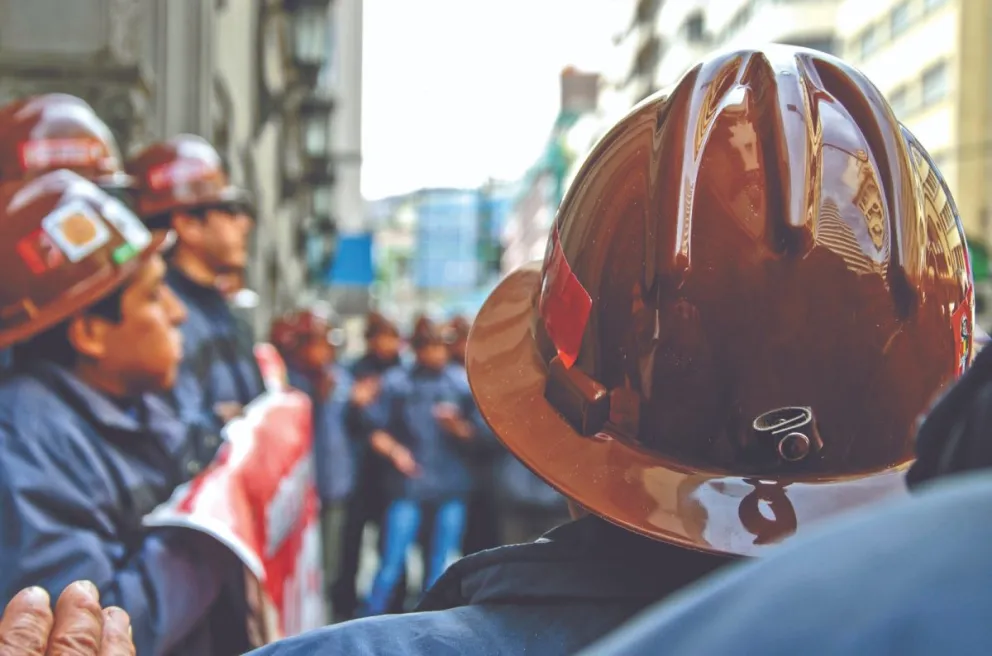 Los mineros cooperativistas tienen una gran fuerza social, política y económica. Foto: Juan Quisbert