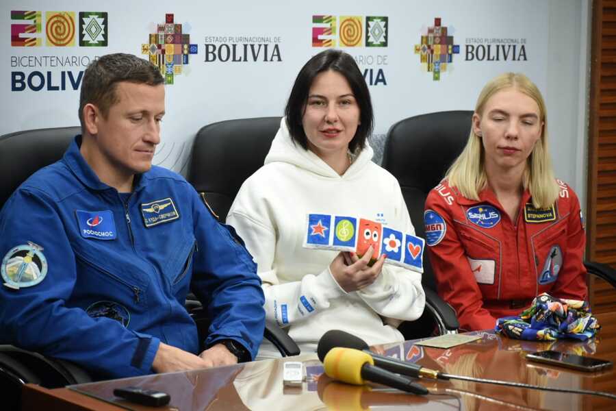 Bolivia es el primer país de Sudamérica que visitan los cosmonautas rusos 