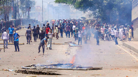Apagón de telecomunicaciones en Bangladés en medio de fuertes protestas
