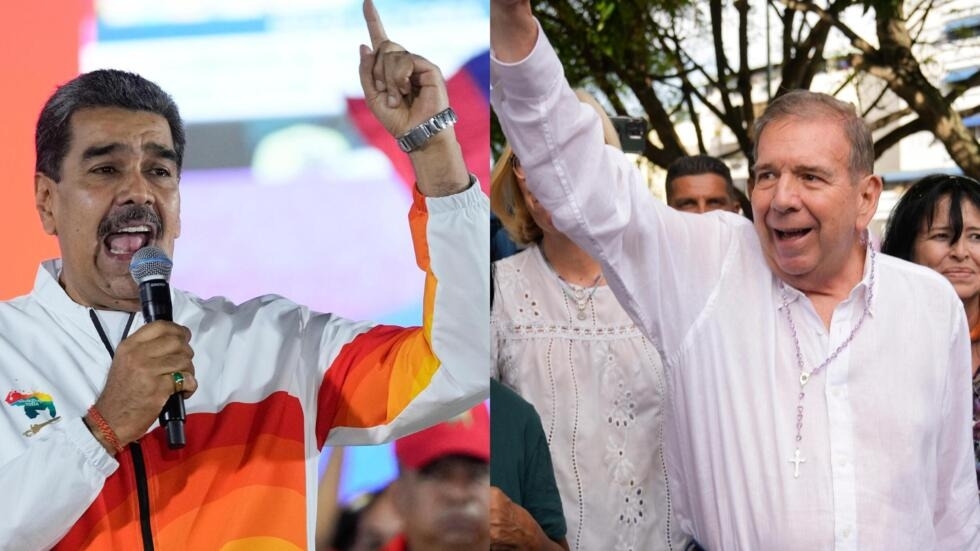 Nicolas Maduro y Edmundo González, candidatos a la presidencia en las elecciones de Venezuela