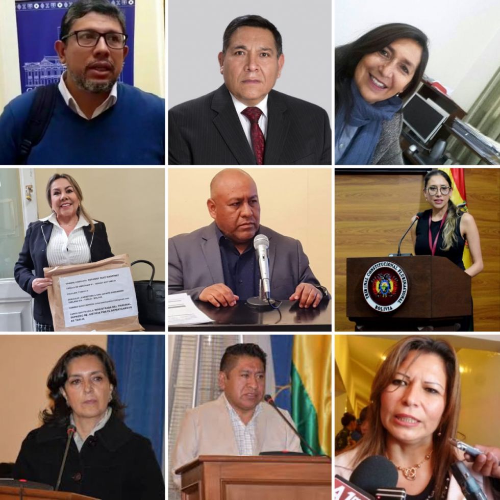 Rumbo a las judiciales: oficio, vínculos y otros detalles de los candidatos tarijeños