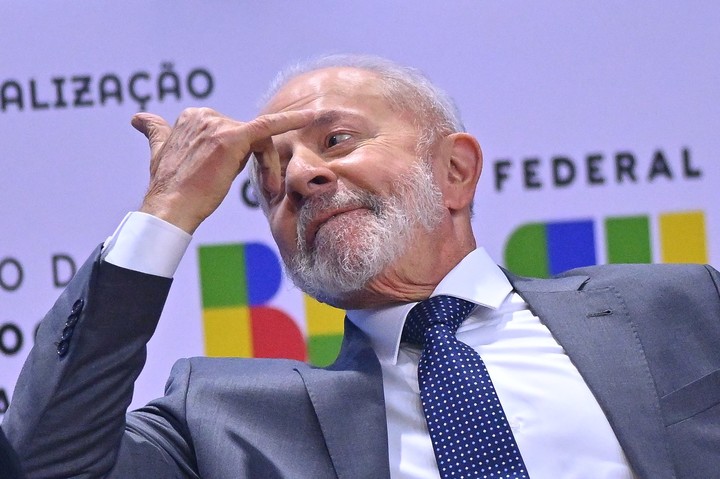El presidente de Brasil Luiz Inácio Lula da Silva en un acto en Brasilia. Foto EFE