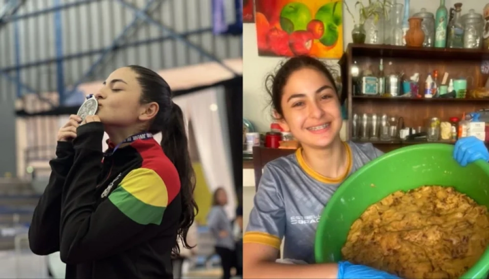 Campeona karateca vende galletas para poder costear su participación en torneo internacional