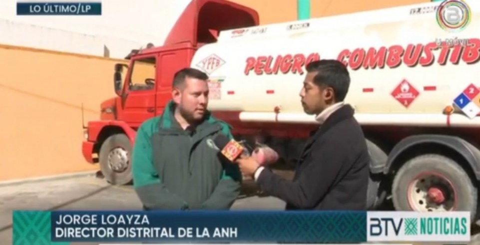 Con 24.000 litros se restablecerá paulatinamente el abastecimiento de combustibles en La Paz