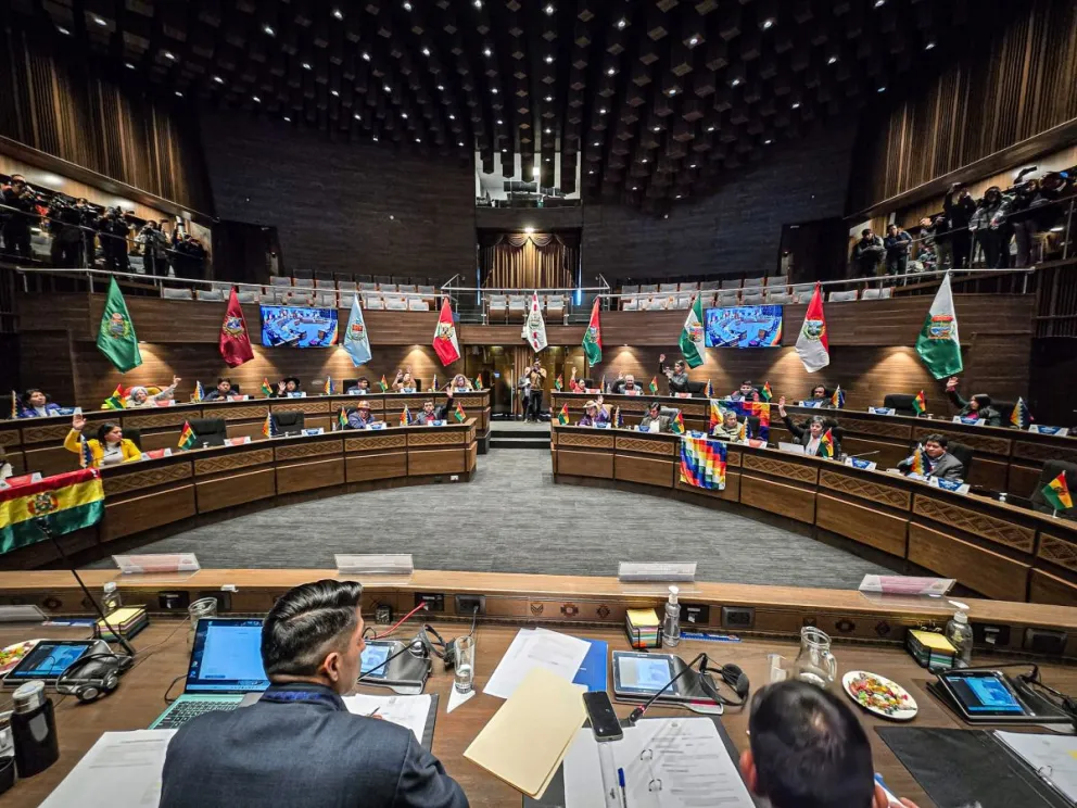 Sesión de la Cámara Alta. Foto: Cámara de Senadores