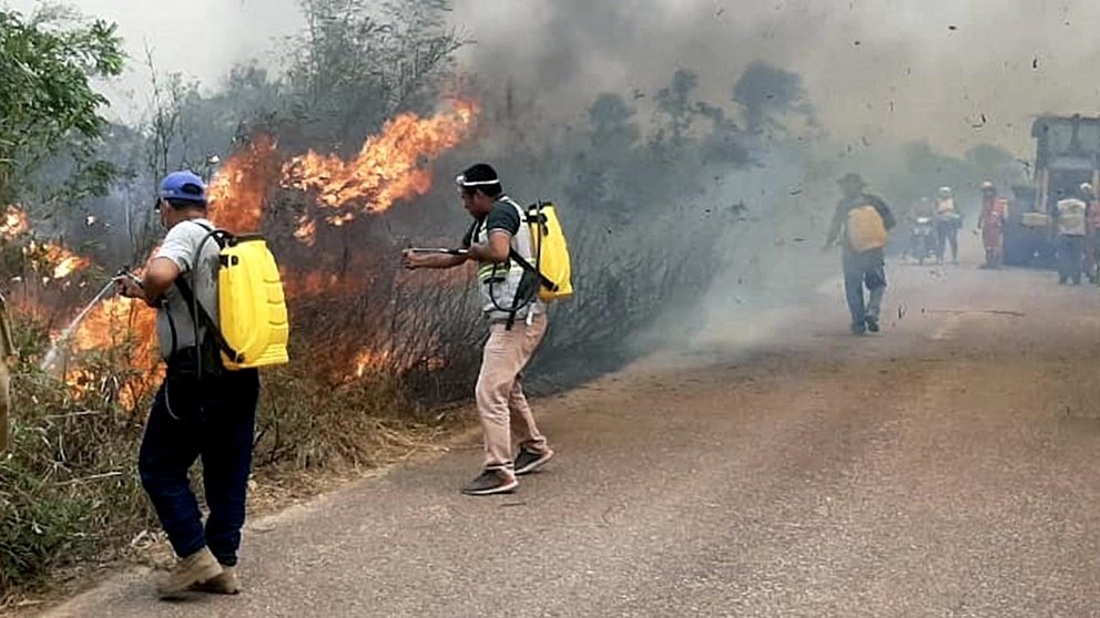 Panorama desalentador que han ocasionado los incendios forestales./ APG