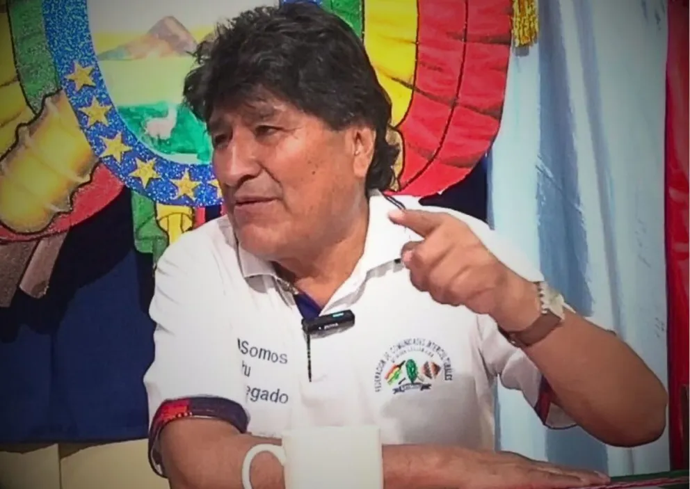 Morales en su programa de este domingo. Foto: Captura de video 