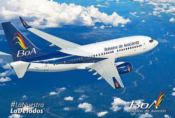 BOA - BOLIVIANA DE AVIACIÓN | boliviaentusmanos