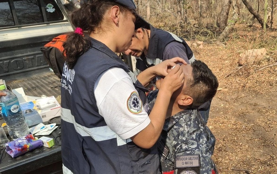 Brigadas médicas brindan más de 12.800 atenciones en comunidades afectadas por incendios en Santa Cruz, Beni y Pando