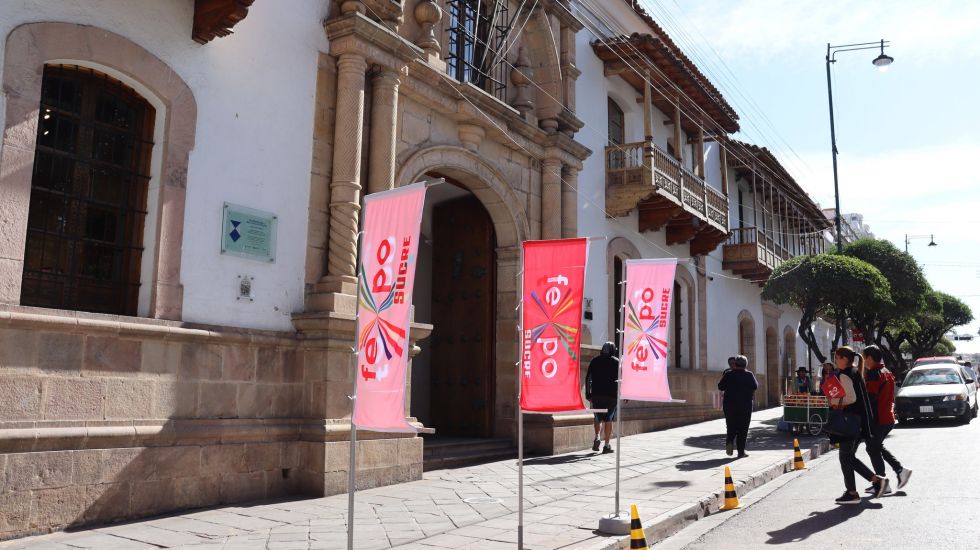 Uno de los actos de promoción de la Fexpo Sucre. 