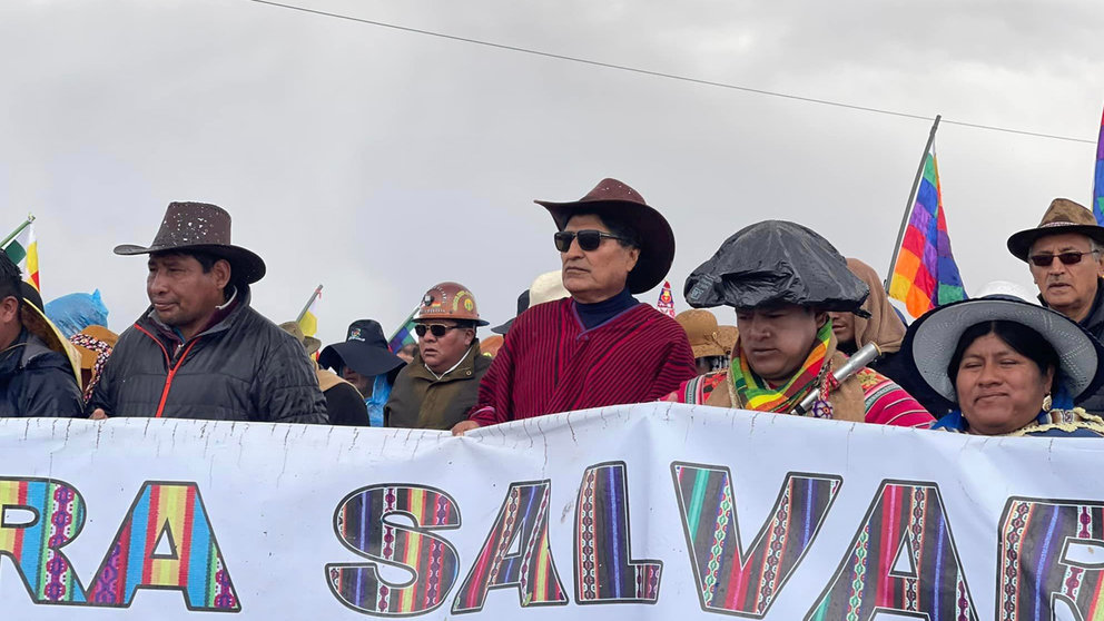 Día crucial: sin luces de diálogo, marcha evista busca entrar a La Paz hoy