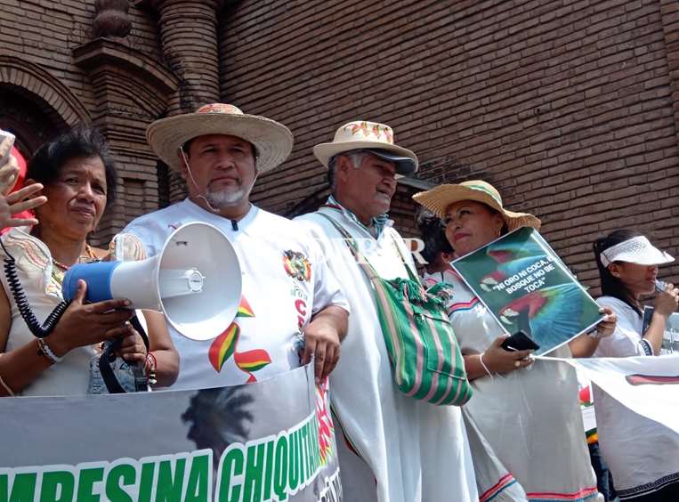 Marcha indígena llega a Santa Cruz | Foto: Juan Carlos Torrejón